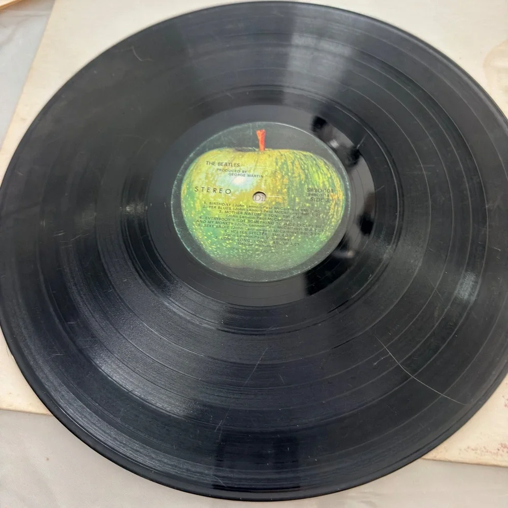 The Beatles White Album Vinyl LP 1968 Apple SWBO-101 Numbered A1944411 Stereo